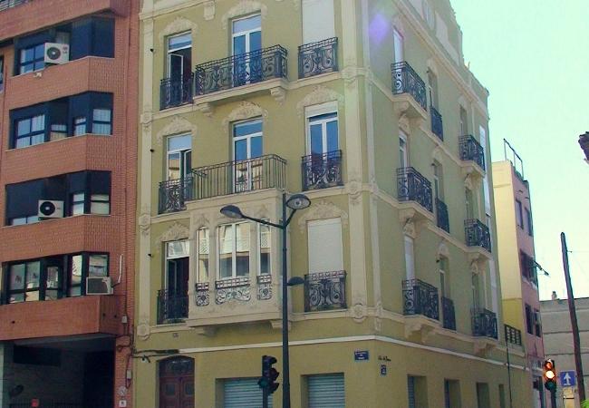 The exterior The apartments are a 10 minute walk from the port.
